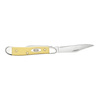 Case Cutlery Knife, Yellow Ss Synthetic Peanut 80030